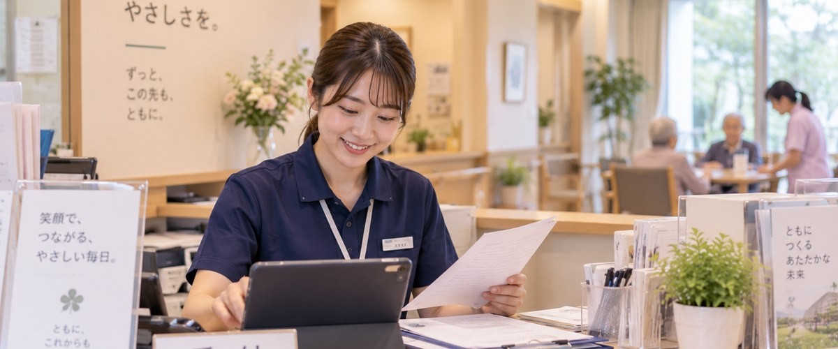 介護施設事務代行のイメージ