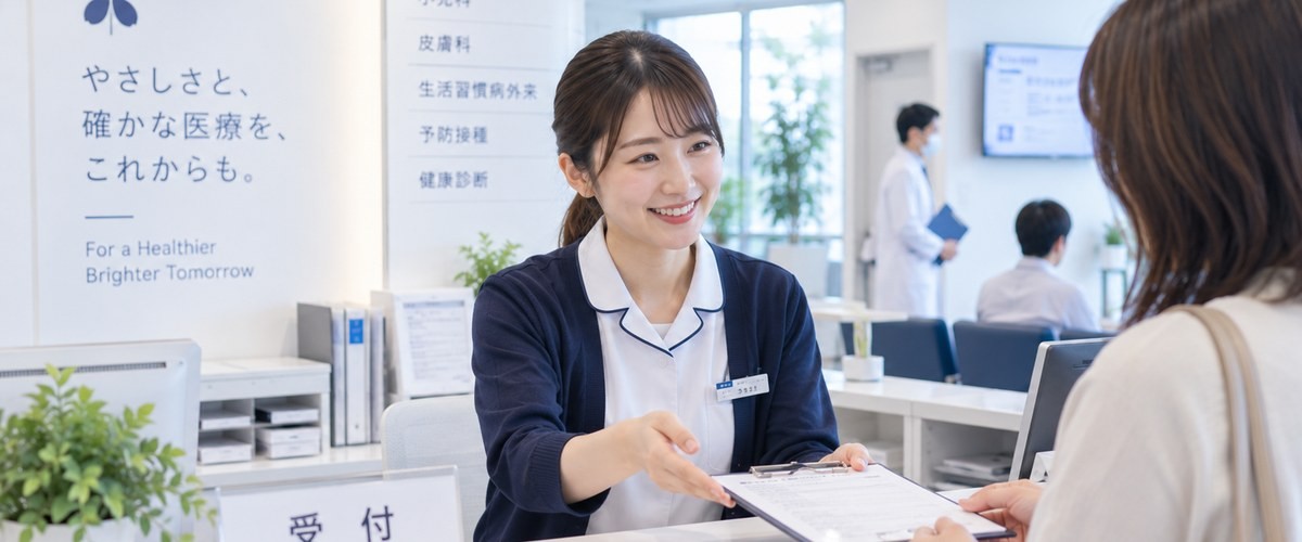 クリニック受付予約管理のイメージ